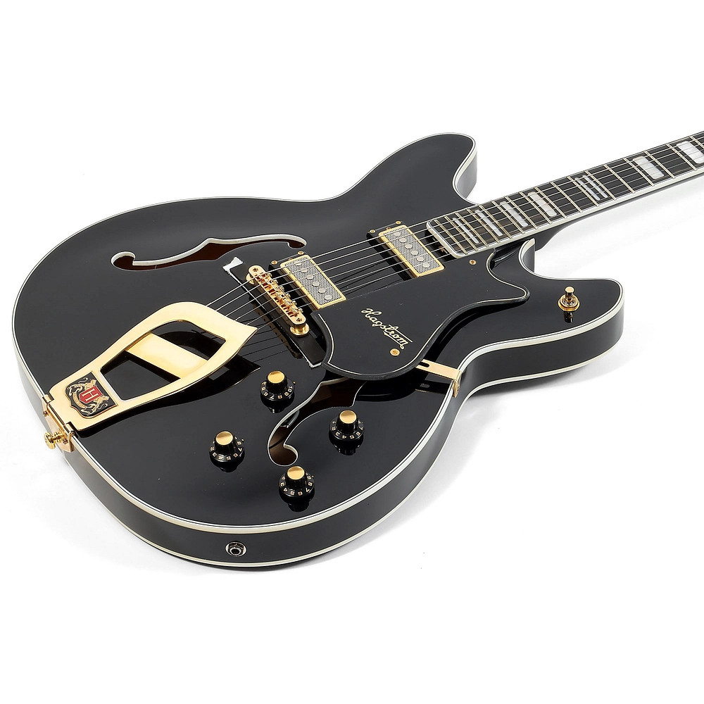 Hagstrom ’67 Viking II HB Guitar Standard Black Gloss 197881449636 OB