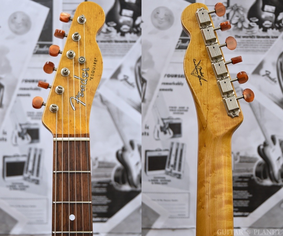 Fender Custom Shop Buckeye Burl Double Esquire Thinline 2022 Electric Guitar
