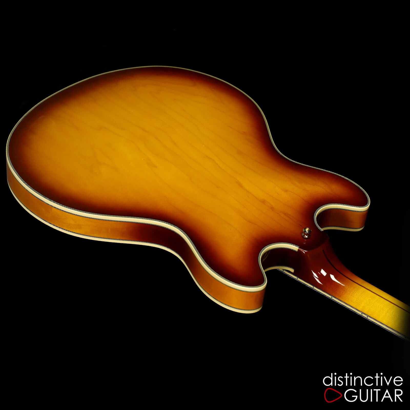 BRAND NEW D’ANGELICO EXCEL DC XT ICED TEA BURST QUILT TOP HH SEMI HOLLOW GUITAR