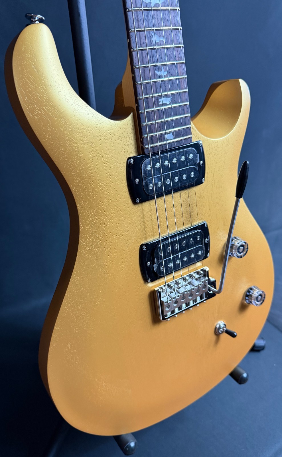 PRS SE CE 24 Standard Satin Electric Guitar Metallic Gold w/ Gig Bag