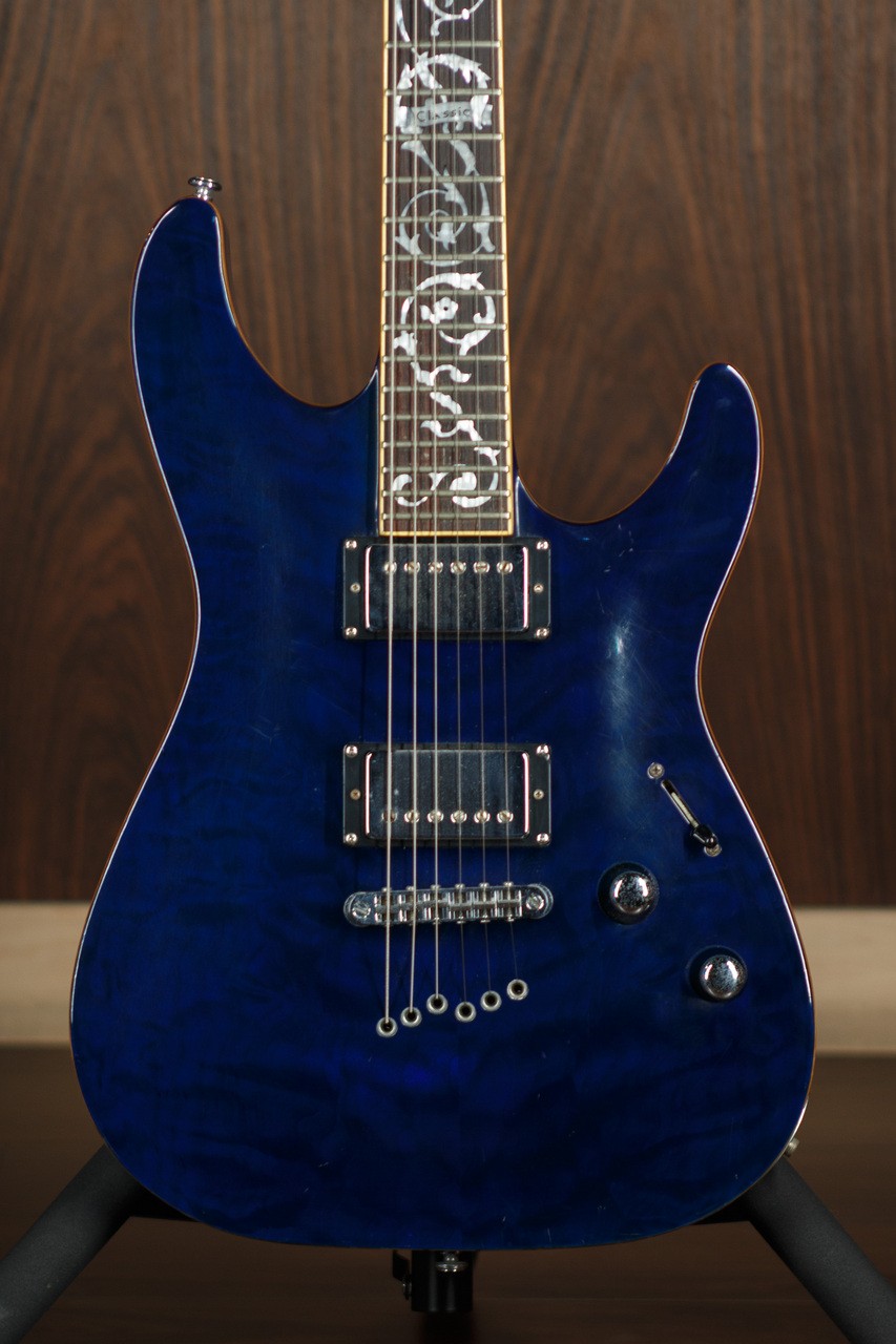 SCHECTER C-1 Classic “See-Thru Blue” (no260713)