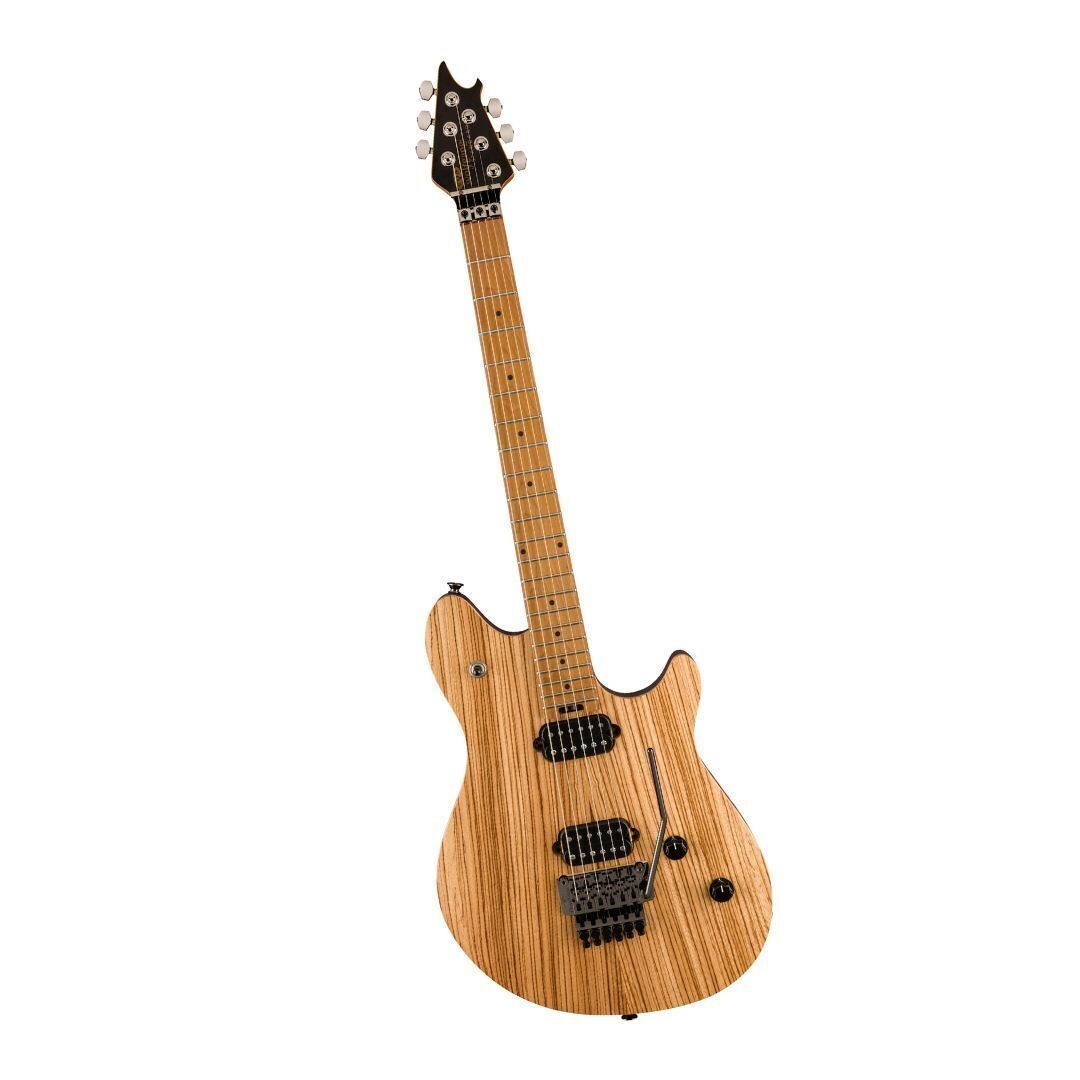EVH Wolfgang WG Standard Exotic Zebrawood 6-String Electric Guitar Natural