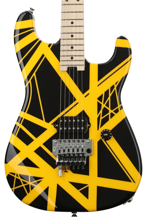 EVH Striped Series – Black w/ Yellow Stripes
