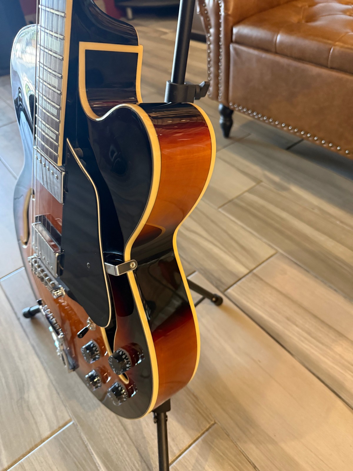 Ibanez AF75TRS Hollowbody Electric Guitar Brown Sunburst