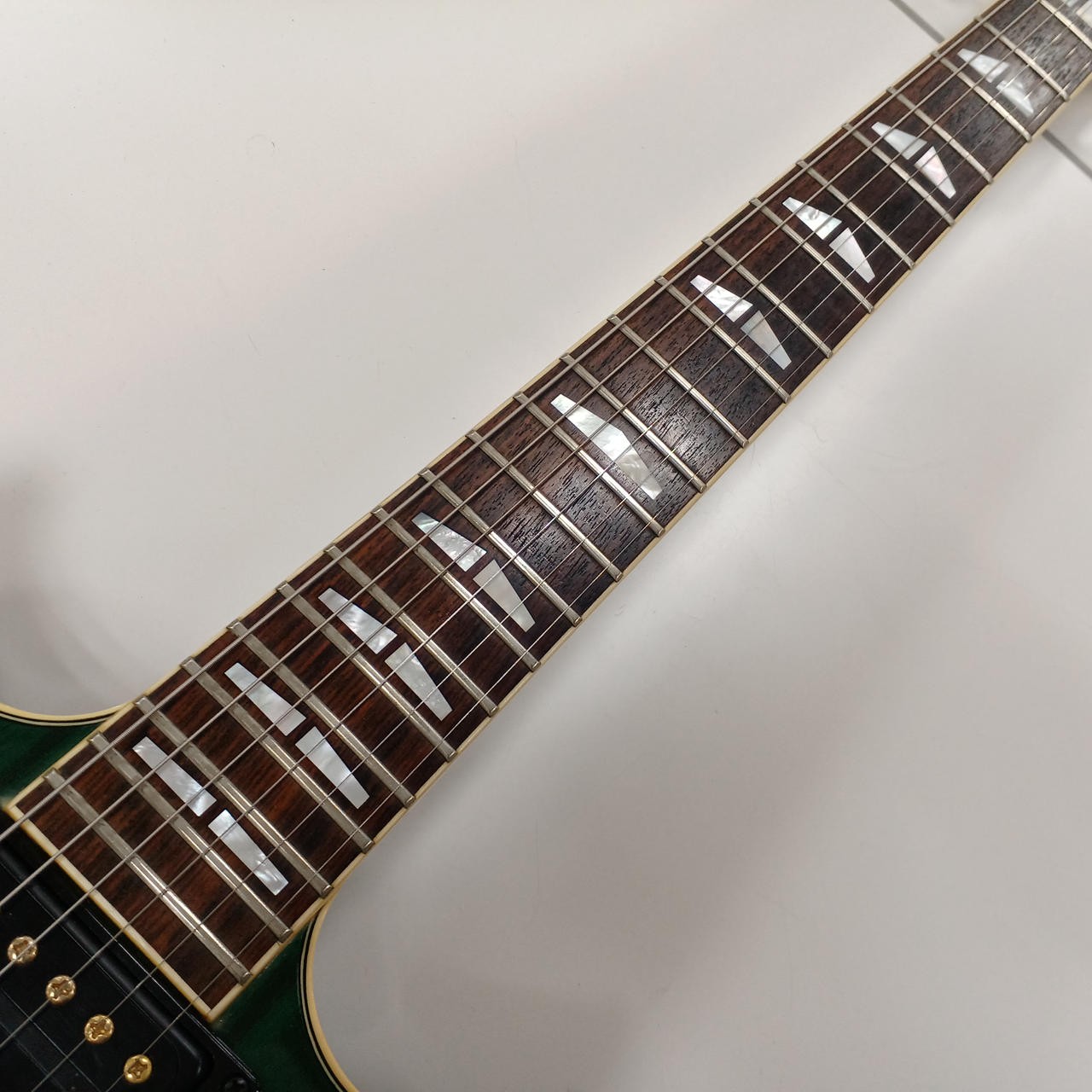 YAMAHA SG1500 Jade Green SG Type Electric Guitar Used Shipping From Japan