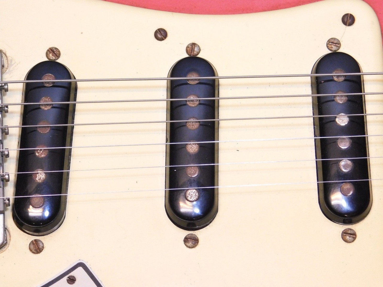 Hagstrom Kent III Used 1960 Maple Neck Rosewood Fingerboard Red w/Hard Case