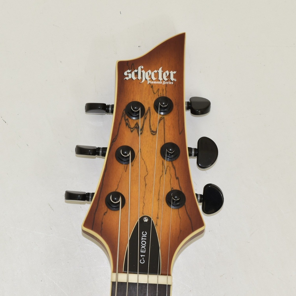 Schecter C-1 Exotic Spalted Maple Guitar Natural B-Stock 0313
