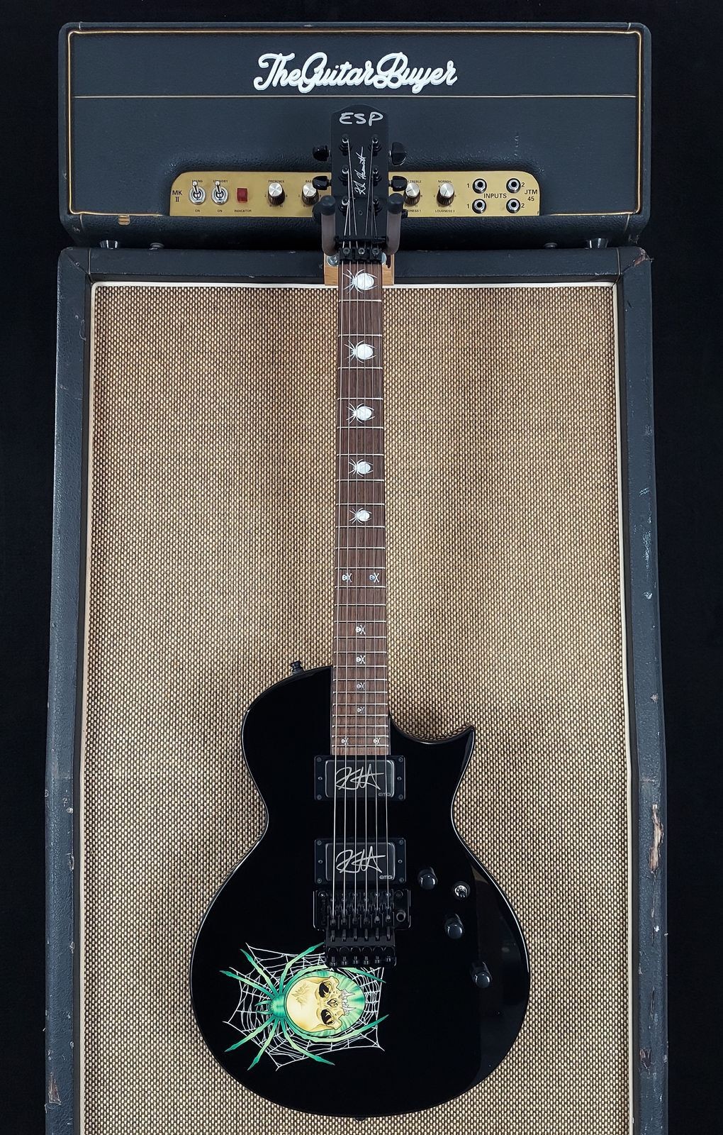 2023 ESP KH-3 Kirk Hammet COA Included Neck Thru! (330)