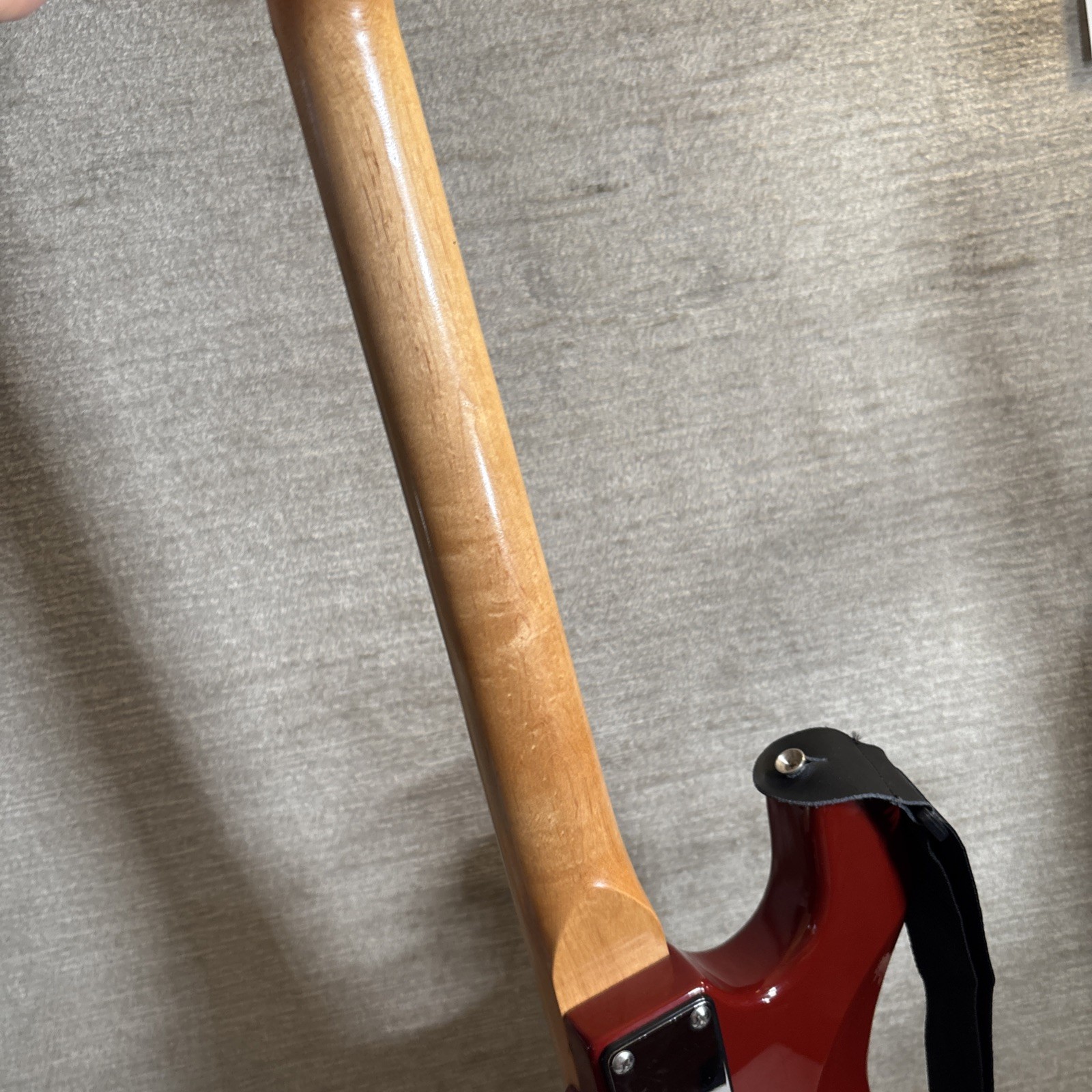 VTG California Stratocaster Style S-Type Burgundy Red Electric Guitar WORKS READ
