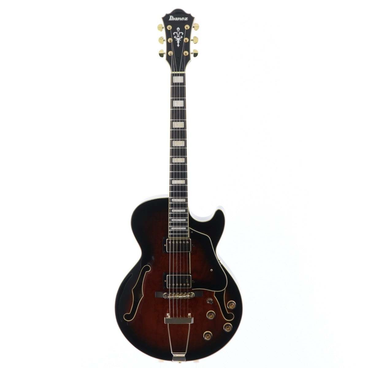 Ibanez AG95QA Artcore Expressionist Full Hollow Acoustic Dark Brown Sunburst