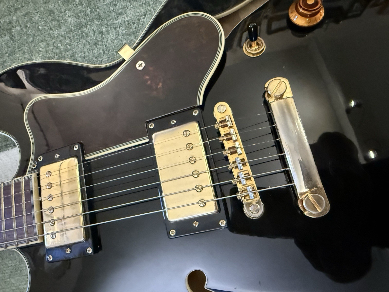 Listing Title 1999 Epiphone Sheraton II – Made in Korea – Fender Employee Owned