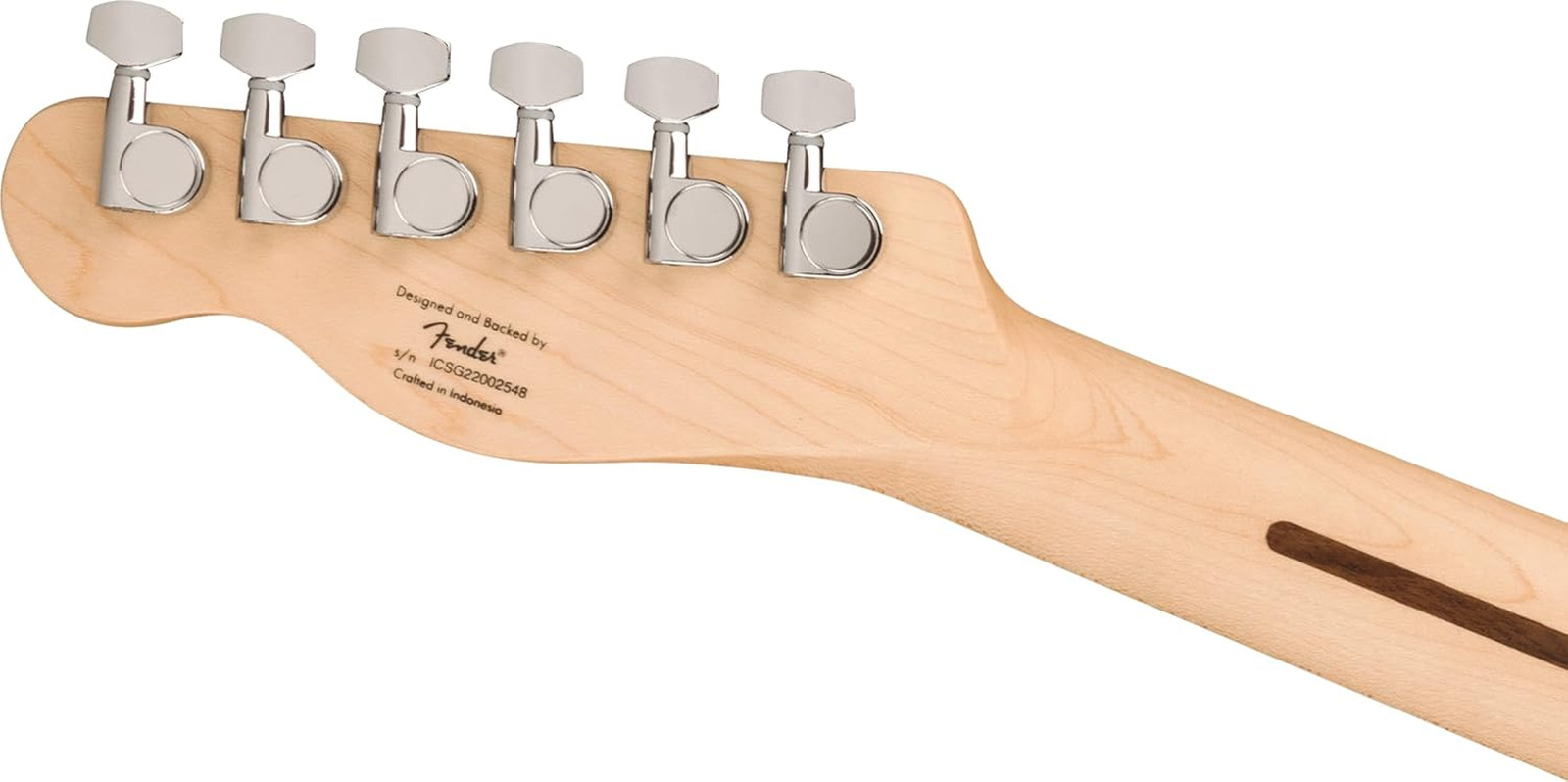 Squier Sonic Esquire Electric Guitar Arctic White with Maple Fingerboard
