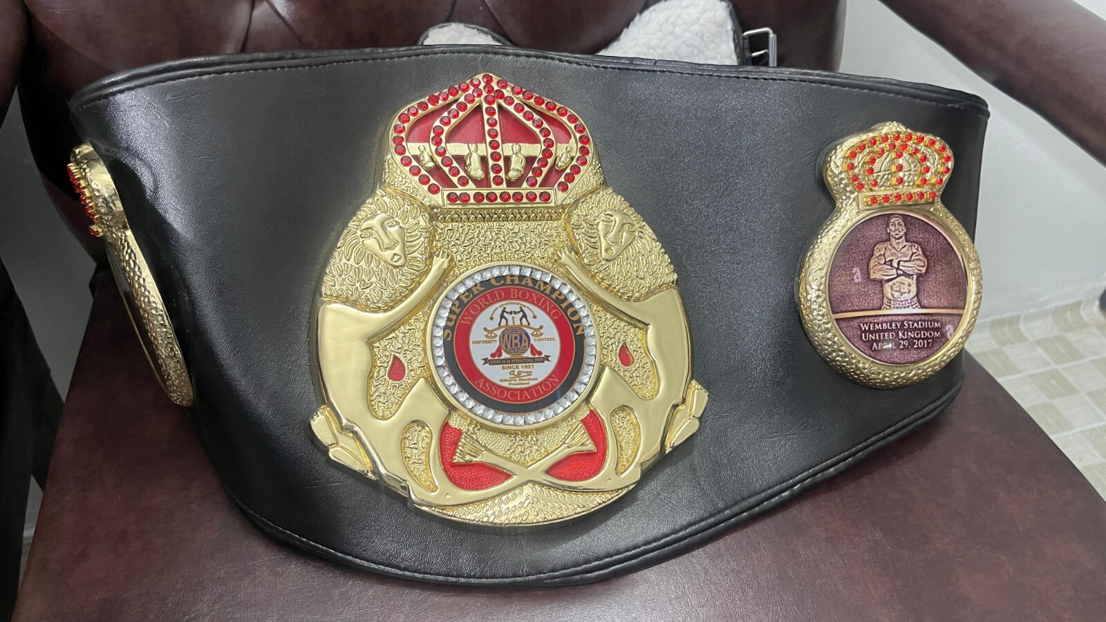WORLD REPLICA BOXING SET OF 5 BELTS WBA,IBO,WBC,IBF,& WBO ADULT SIZE TITLE
