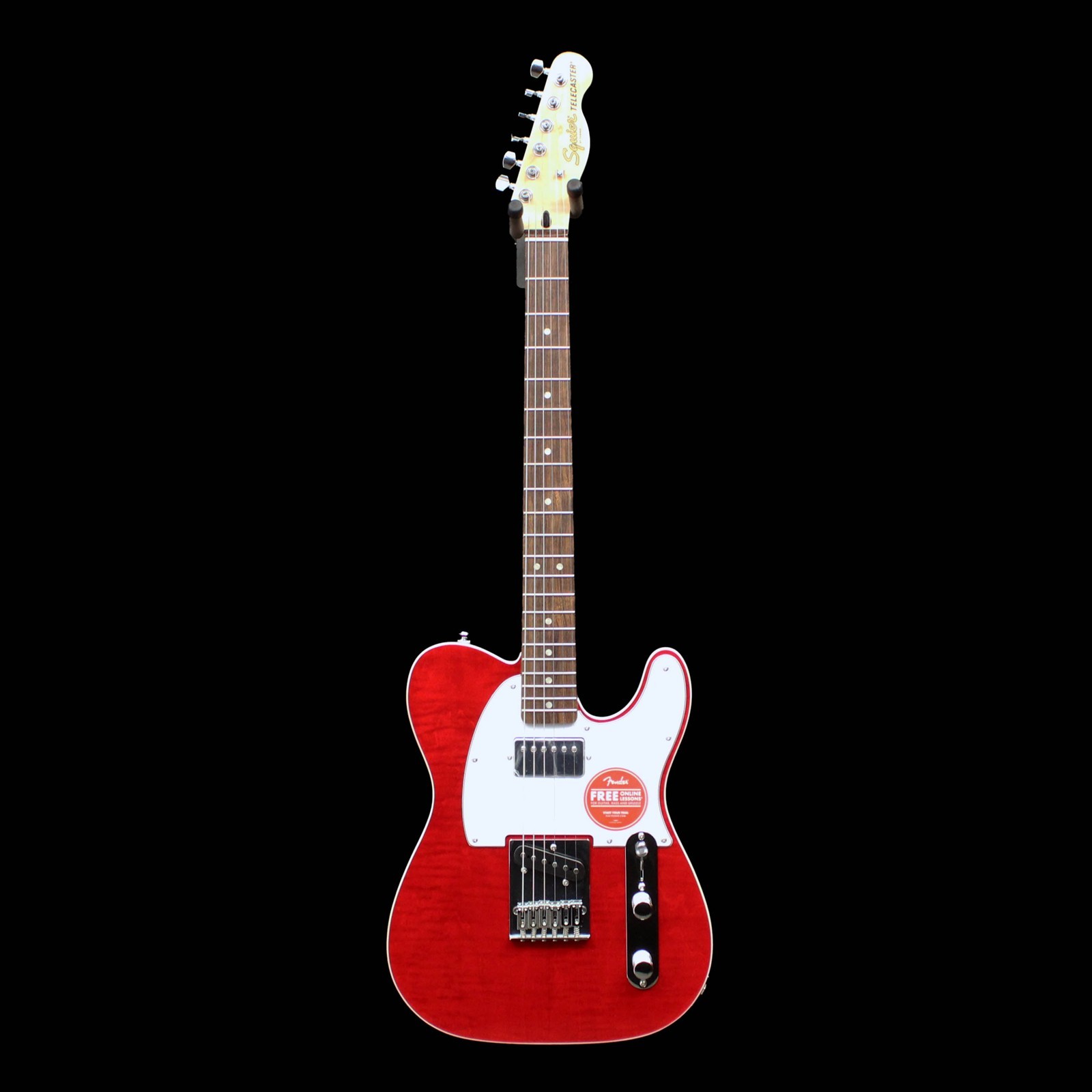 Squier Affinity Telecaster FMT SH, Laurel Fingerboard, Crimson Red Transparent