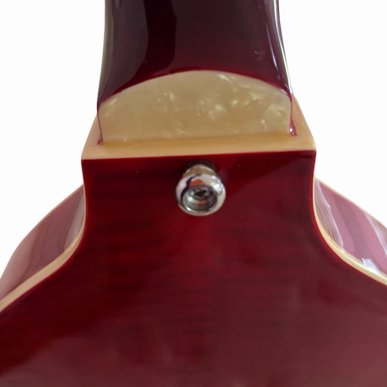 Hofner HI-BB Violin Electric Guitar Cherry Red Beatle Style 6 String EUC