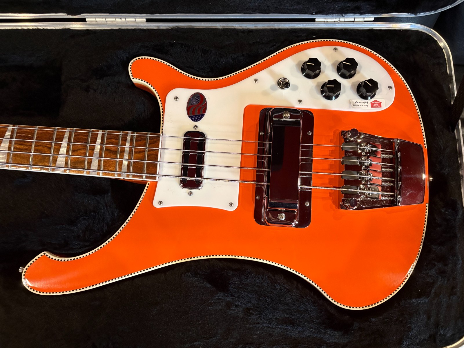 Rickenbacker 4003 OrangeGlo Custom Shop ANDY BABIUK’S FAB GEAR #7 of 30 MINT