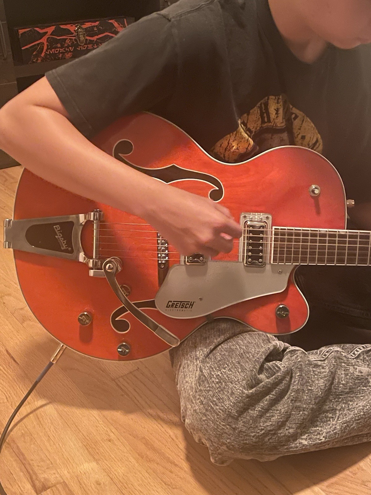 Gretsch G5420T Electromatic Hollowbody Guitar. Bright Orange Right Handed