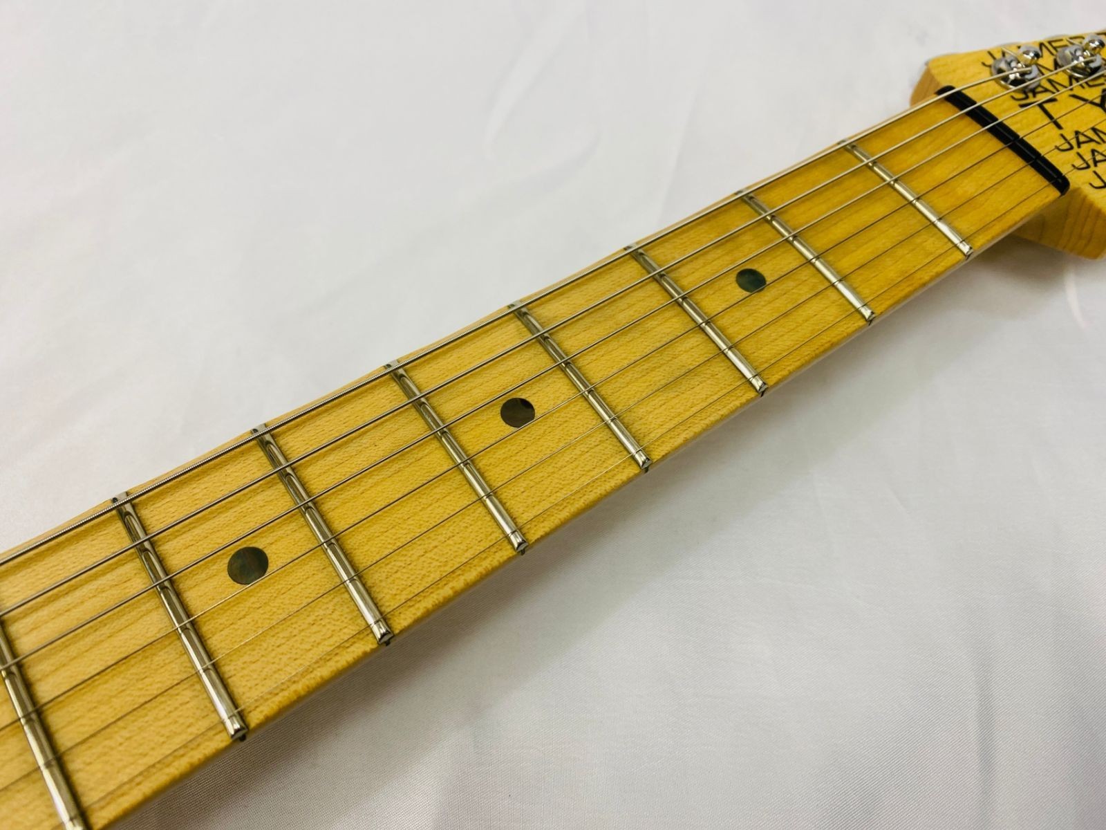 JAMES TYLER GUITARS STUDIO ELITE HD BLACK AND BLUE SHMEAR SWAMP ASH Neck