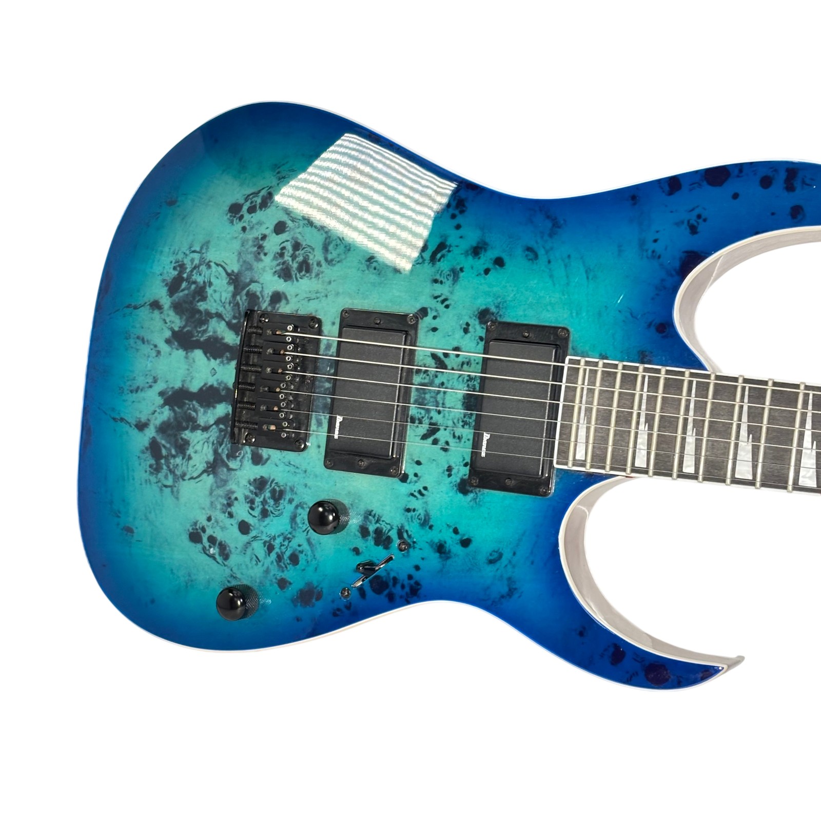 Ibanez GIO GRGR221PA 6-String Right-Handed Electric Guitar – Aqua Burst