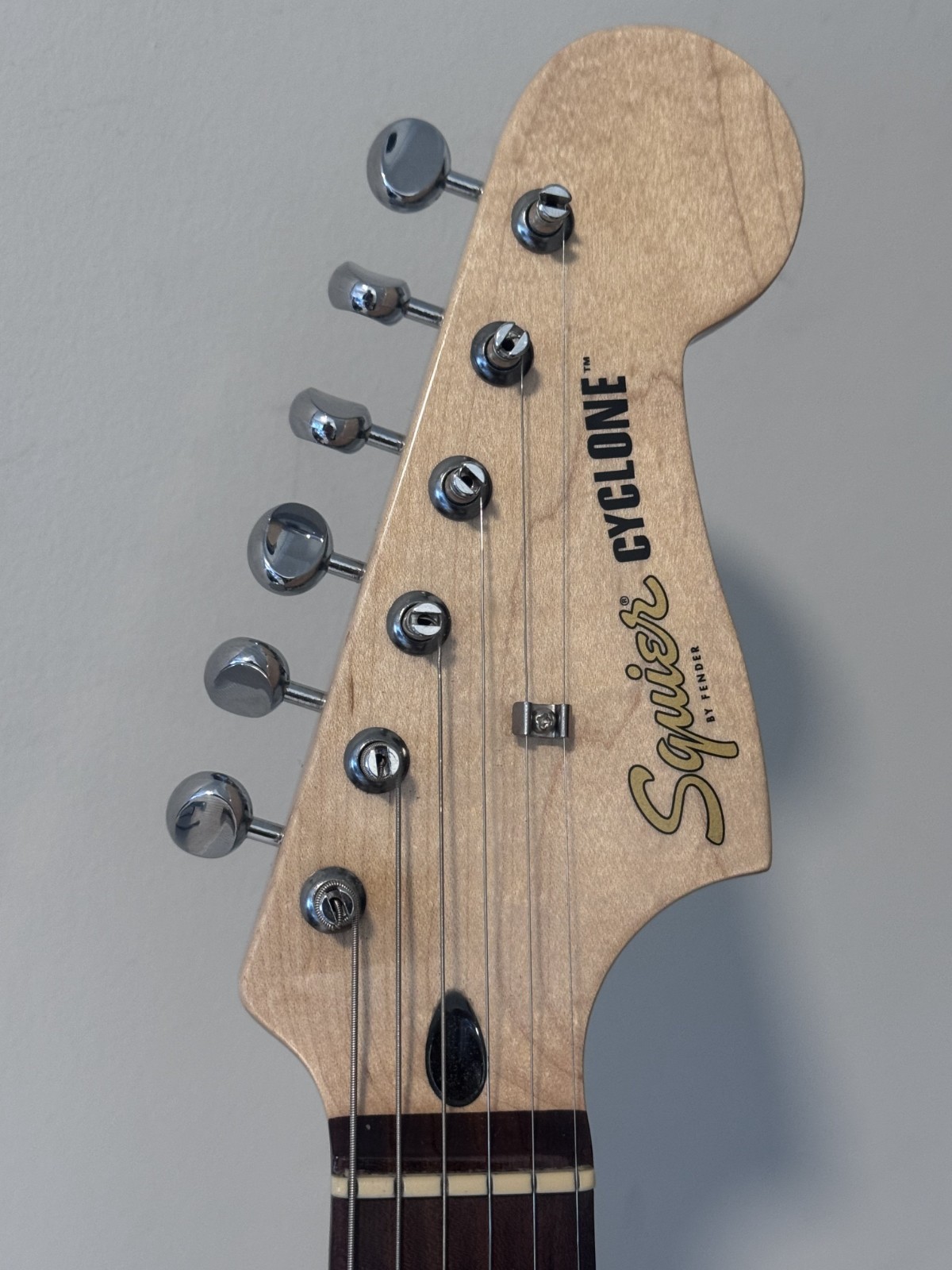 Rare & Discontinued Squier Cyclone – Sonic/Light Blue (Short Scale)