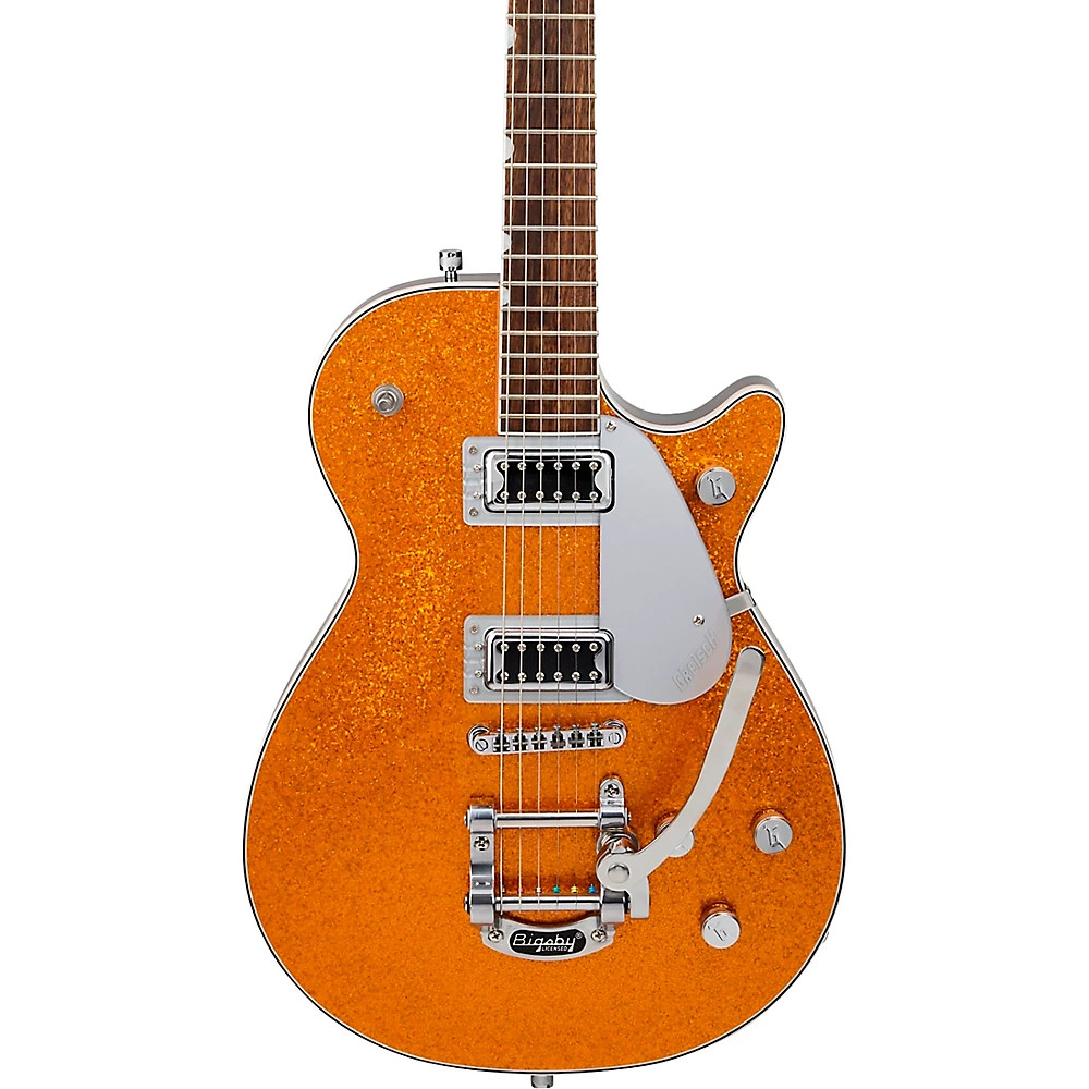 Gretsch G5230T Electromatic Sparkle Jet FT SingleCut wBigsby Guitar Gold