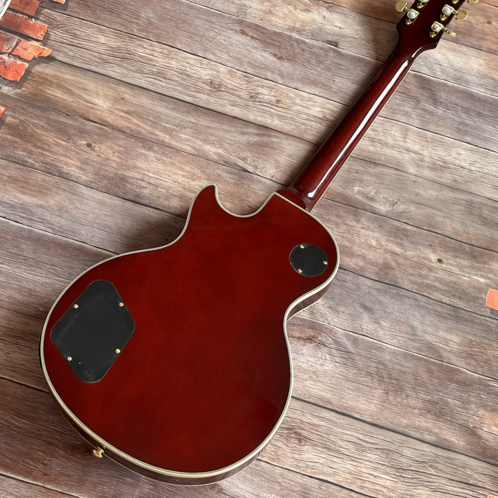 Wine Red Electric Guitar gold color hardware Stainless Frets free shipping