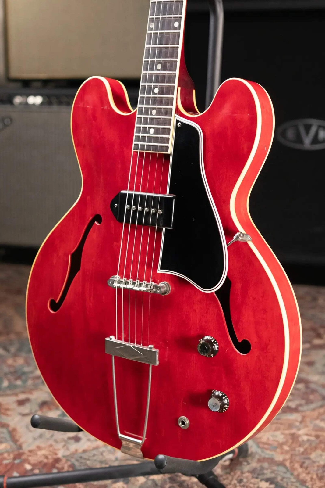 Gibson 1961 ES-330TC Thinline Hollow Body Electric Guitar Cherry with Hardshell
