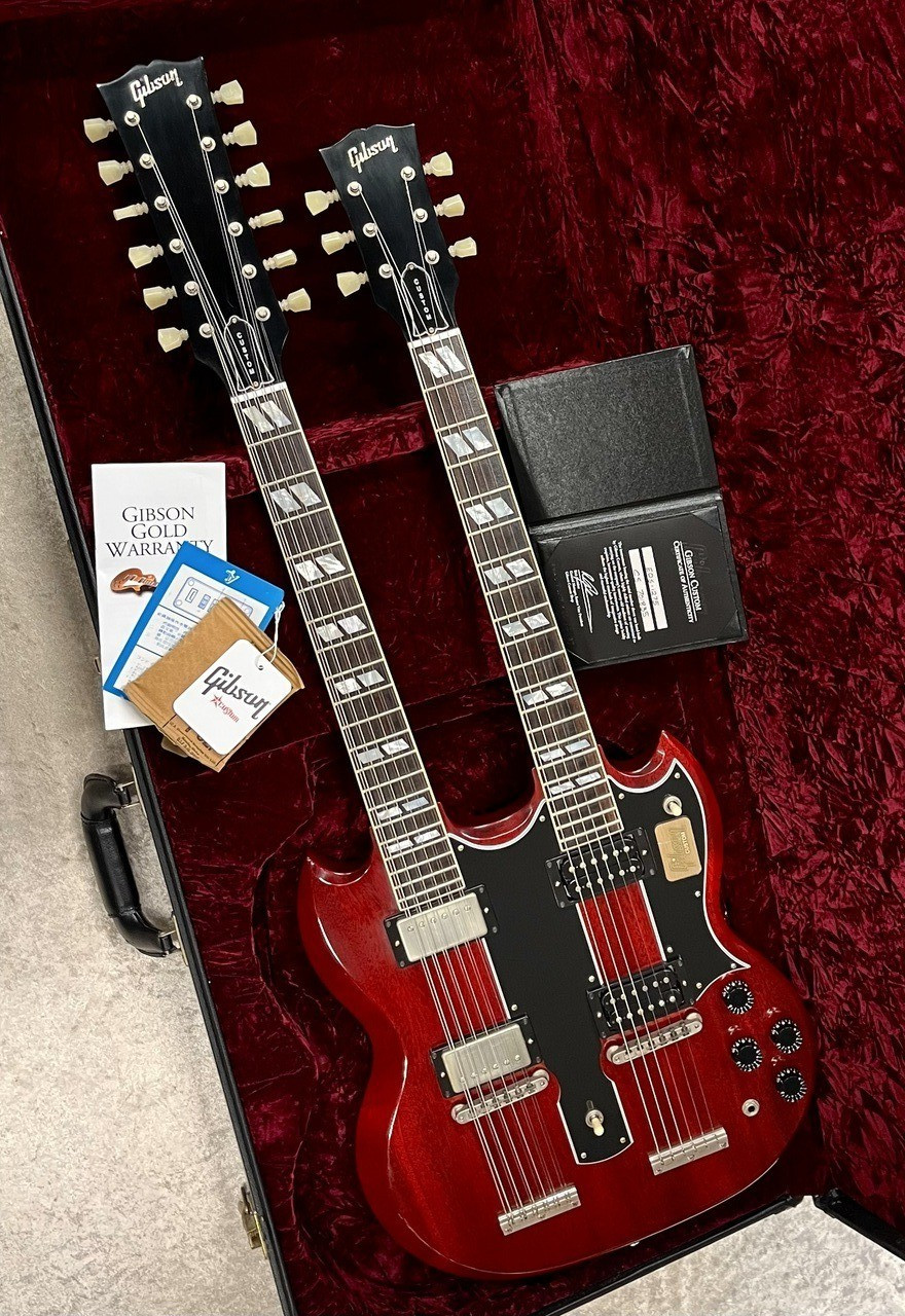 Gibson Custom Shop Japan LTD Run Mid 60’s EDS-1275 Double Neck VOS Faded Cherry