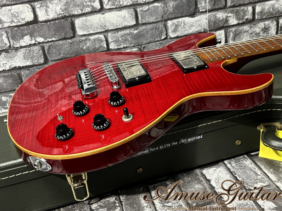 Fender Custom Shop Mbs Robben Ford Elite Fm Crimson Transparent 1998 W/HC 3.71KG