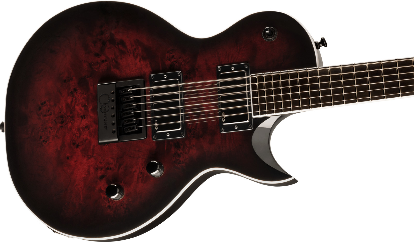 Jackson Pro Series Signature Diamond Rowe DR12MG EVTN6 Ebony Fingerboard Dark Ro