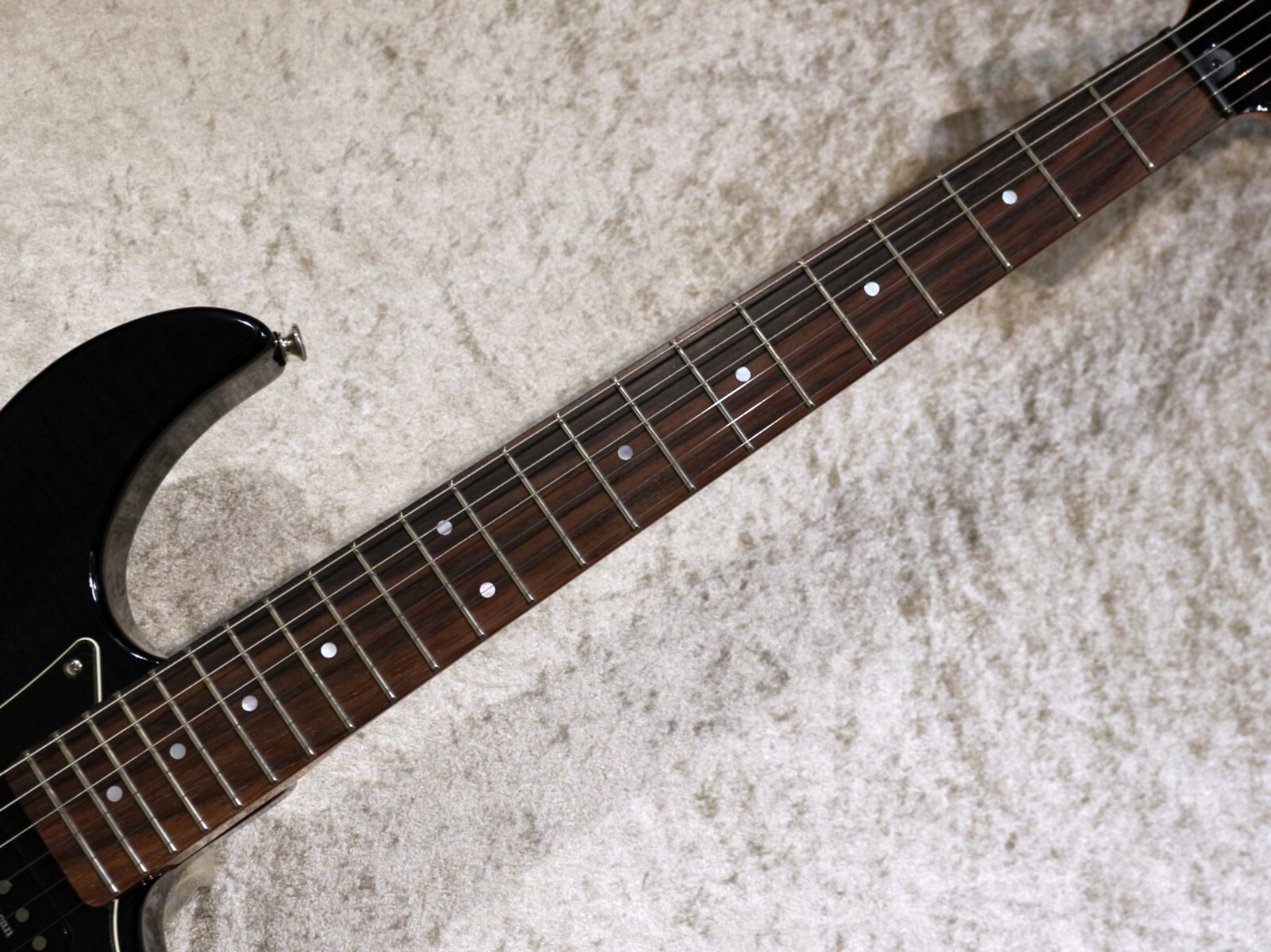Yamaha PACIFICA PAC612VIIFM Electric Guitar – Translucent Black with Gig bag