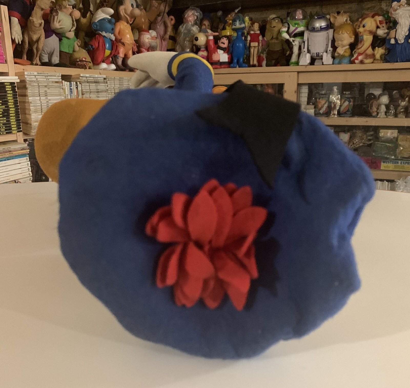 VINTAGE LARGE 17″ TOY DOLL DONALD DUCK FELT WALT DISNEY LARS 1960s