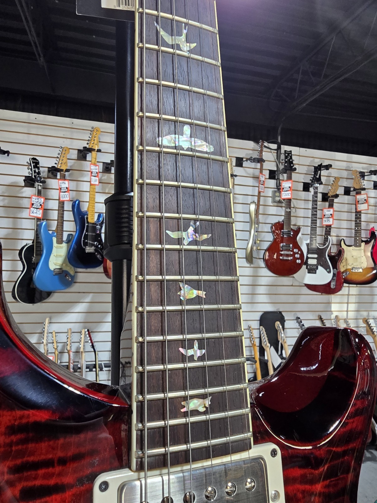 PRS McCarty Electric Guitar – Fire Red Wrap w/OHSC + FREE $299 Plek & Setup #317