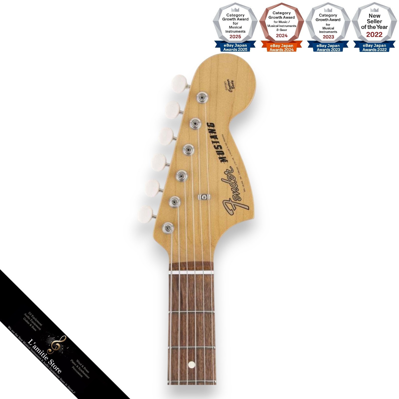 Fender Vintera 60s Mustang Pau Ferro Surf Green Electric Guitar
