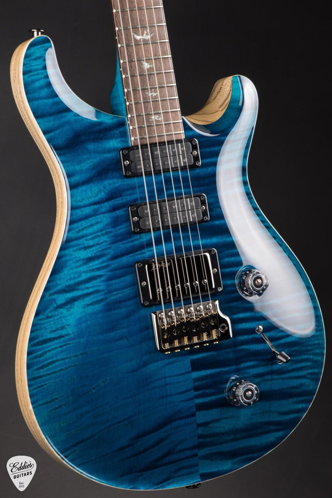 PRS Eddie’s Guitars Wood Library Studio Swamp Ash/Brazilian – Blue Matteo