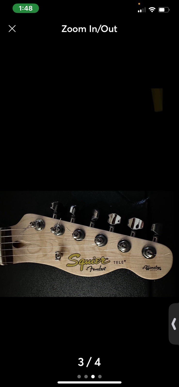 Squier by Fender Tele Affinity Electric Guitar White 6-String Right-Handed