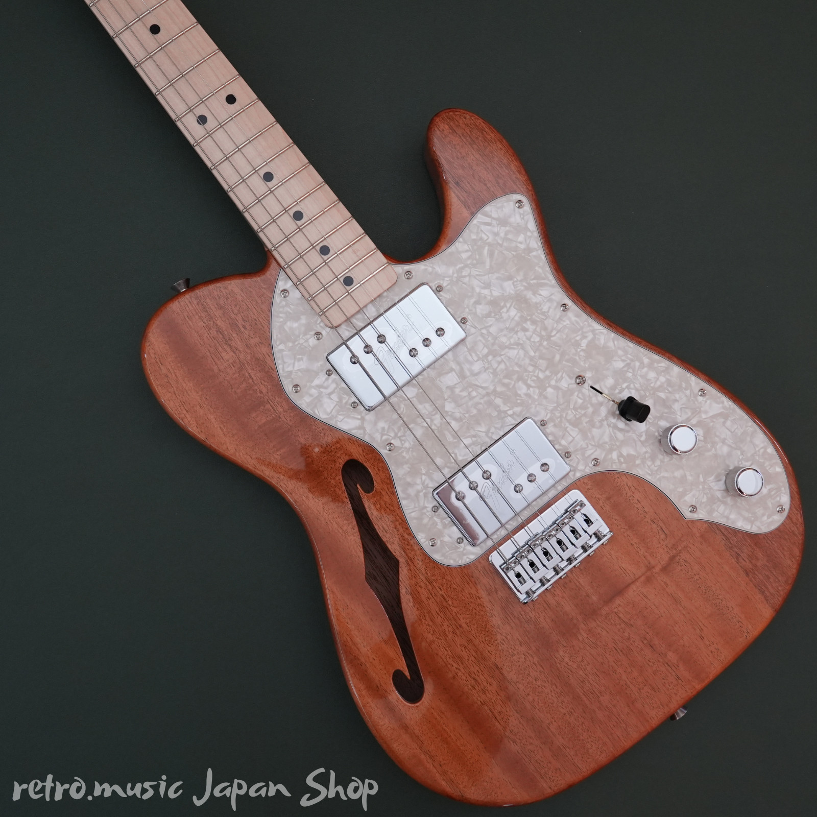 Fender Made in Japan FSR Traditional 70s Telecaster Thinline Natural Mahogany