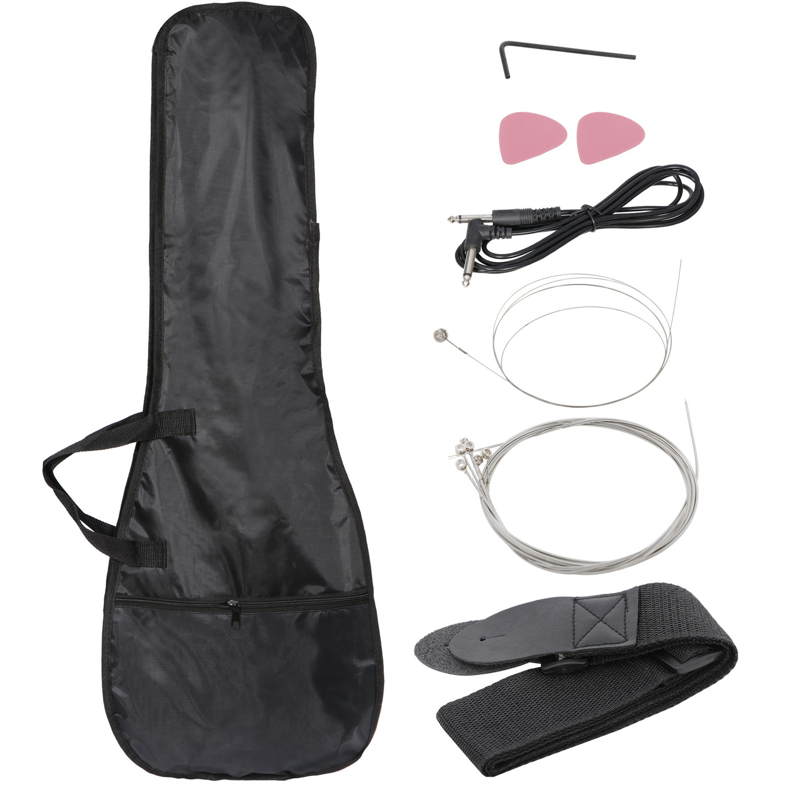 30 Inch Electric Guitar Beginner Starter Kit w/5W Amplifier Gig Bag Strings Pink