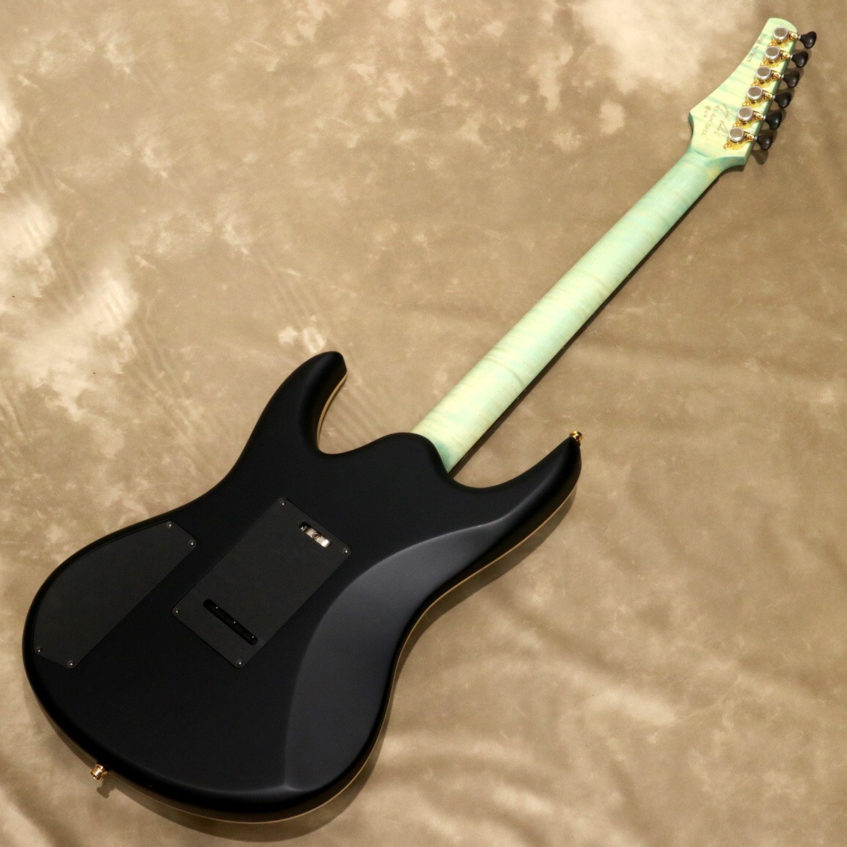 Valenti Guitars Nebula Carved Ice Blue Dark Burst Solid Body Electric Guitar