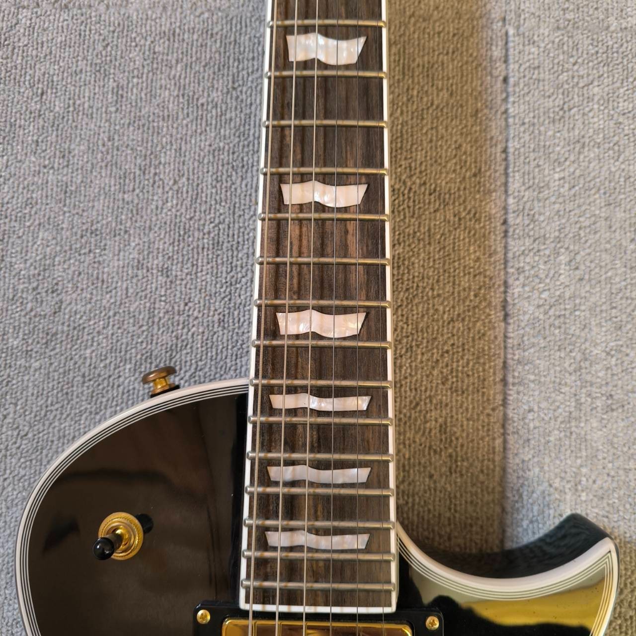 Grass Roots By ESP Electric Guitar Les Paul Custom Used JS Black John Sykes
