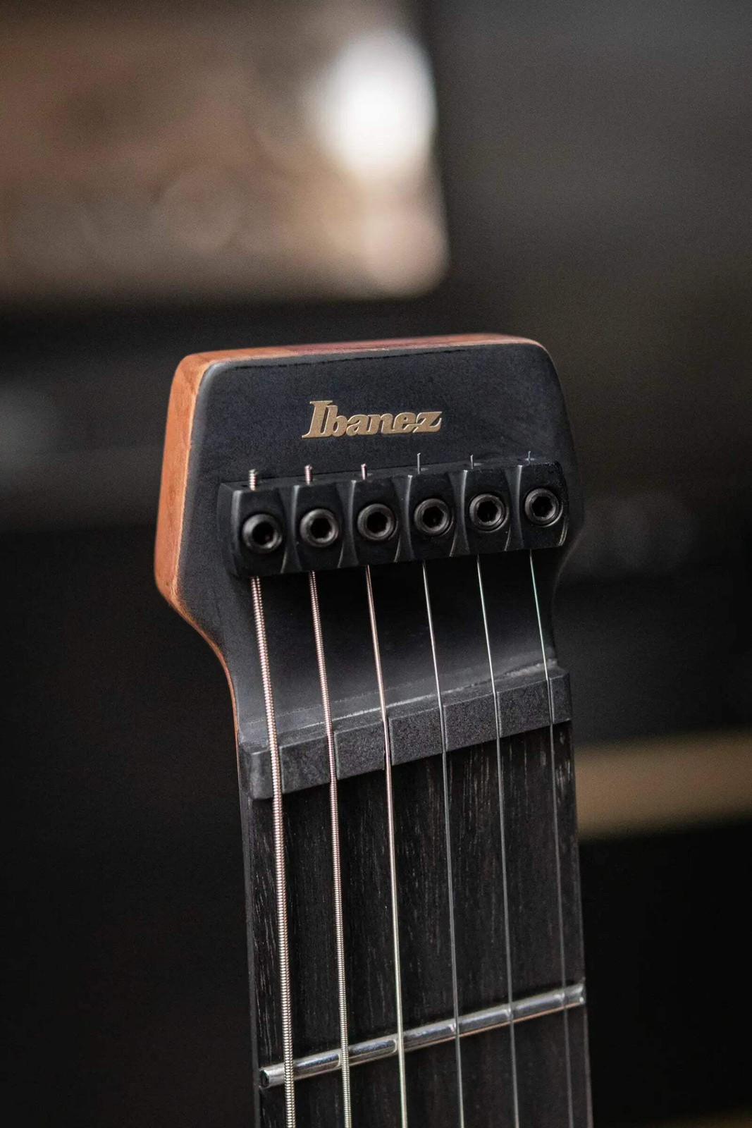 Ibanez QX52B Headless Electric Guitar – Weathered Black with Gig Bag