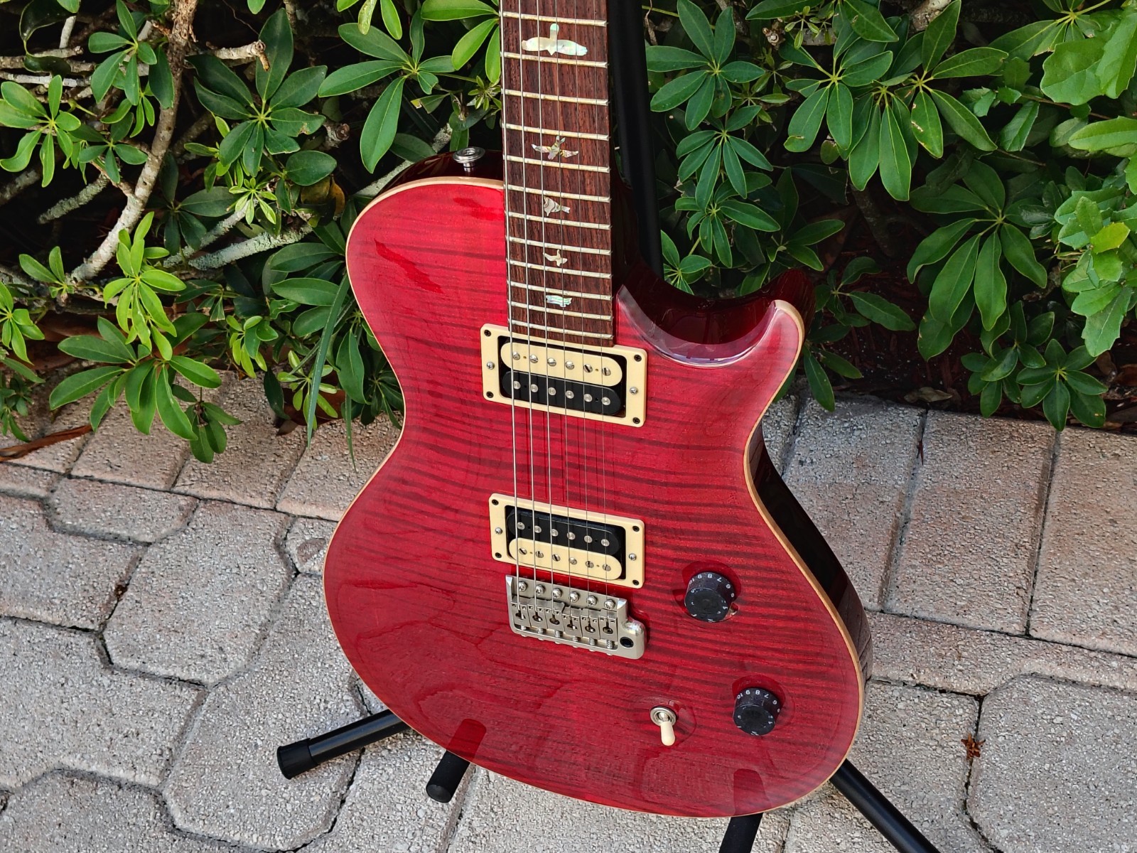 2003 PRS Singlecut Trem 10 Top Birds Black Cherry Pre-Lawsuit *UNPLAYED*