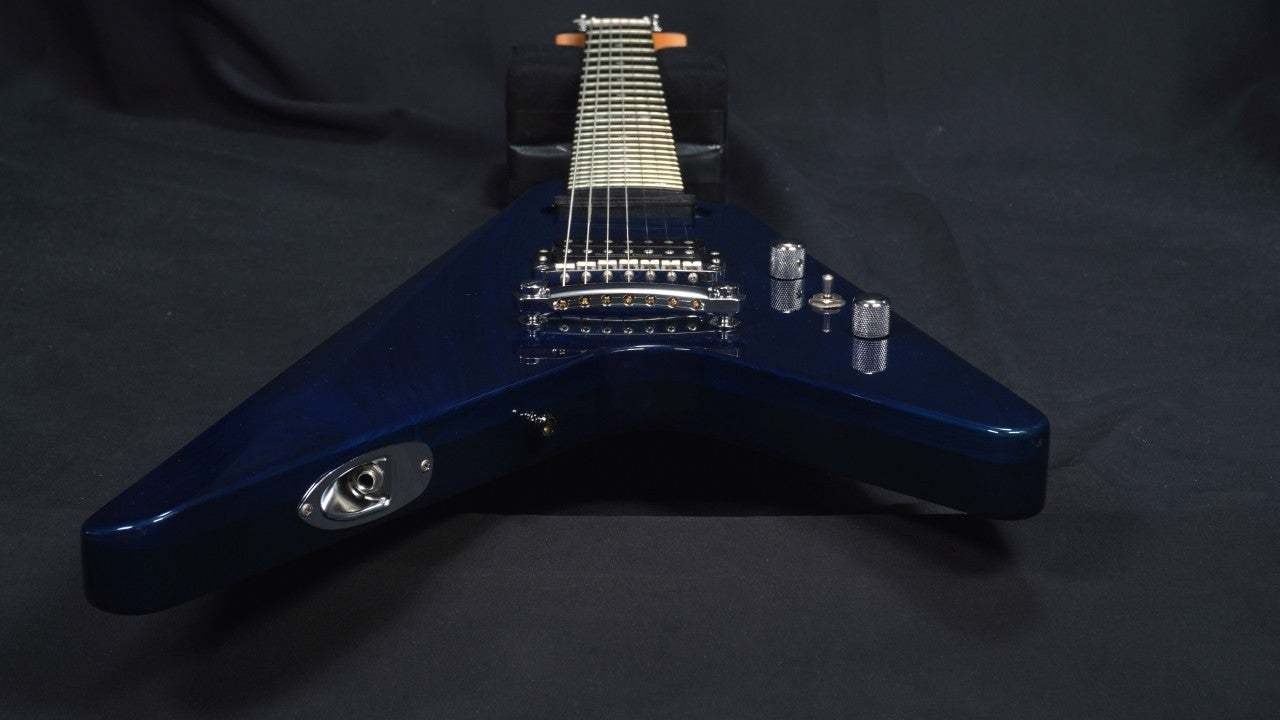 EDWARDS E-eZ-180-7SN e-ZUKA Model Blue Black Used Electric Guitar