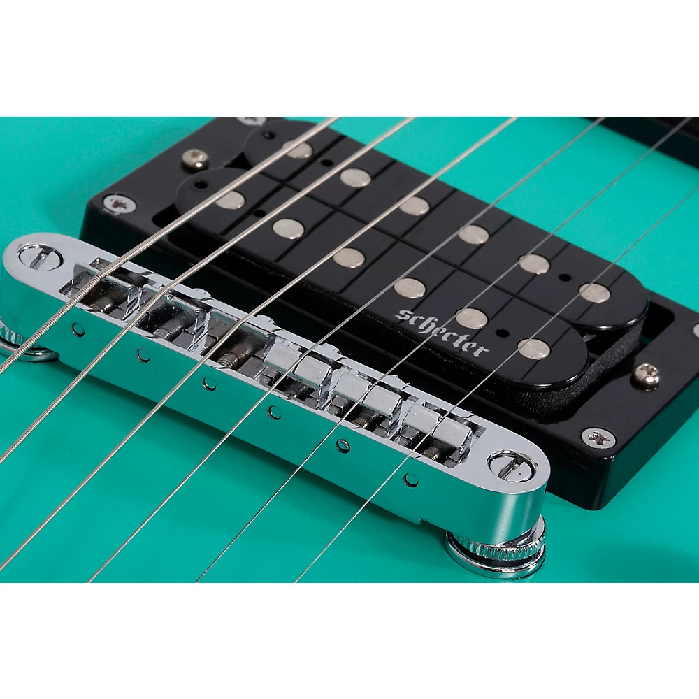 Schecter Guitar Research C6 Deluxe Electric Guitar Aqua