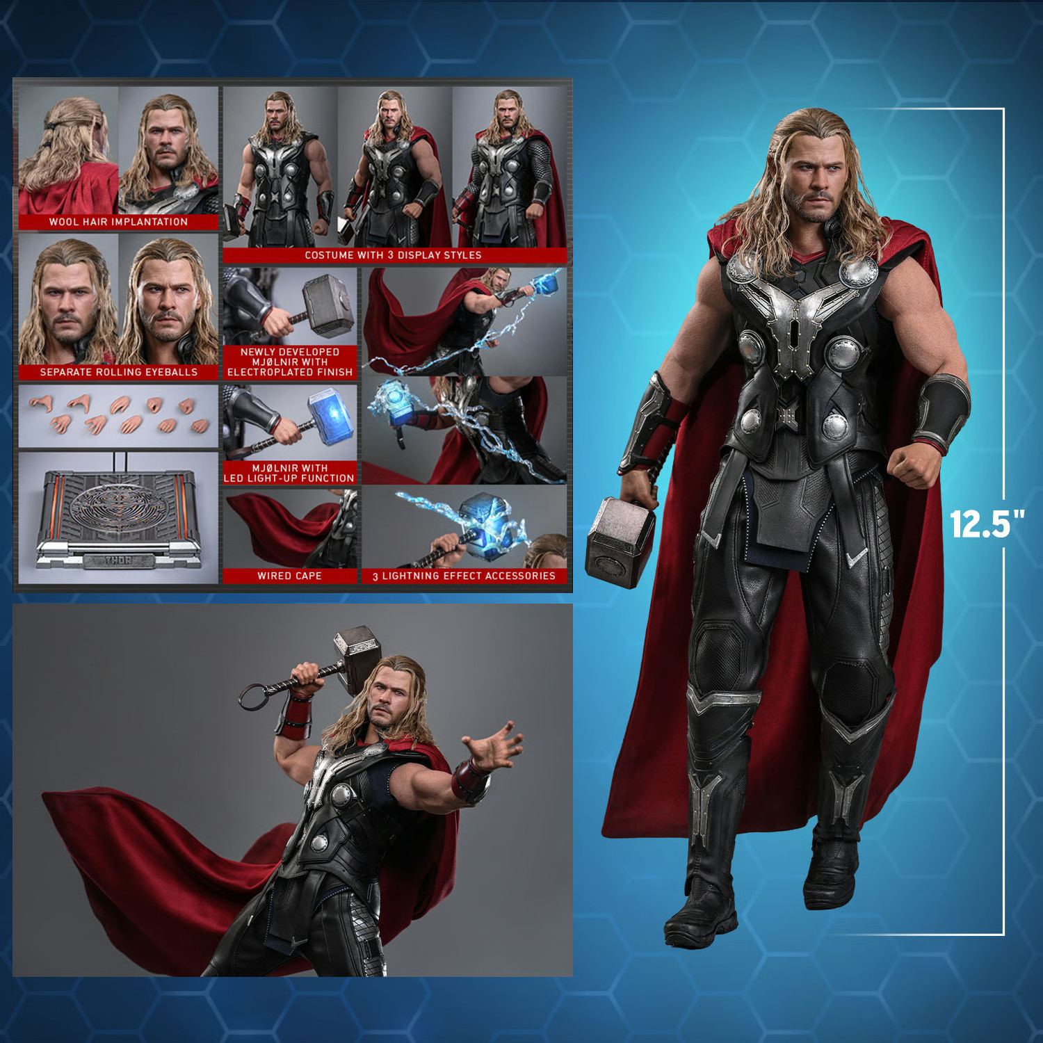 Presale**Hot Toys Thor Artisan Edition Avengers Age of Ultron