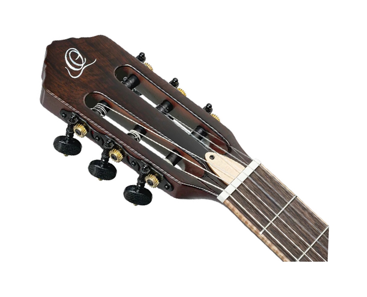 Ortega Guitars RTPDLX-ACA TourPlayer Series Thinline A/E Nylon – Burst Open Box