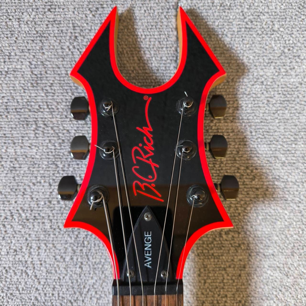 B.C. Rich Warlock Metallic Red Electric Guitar Shipping From Japan Edition