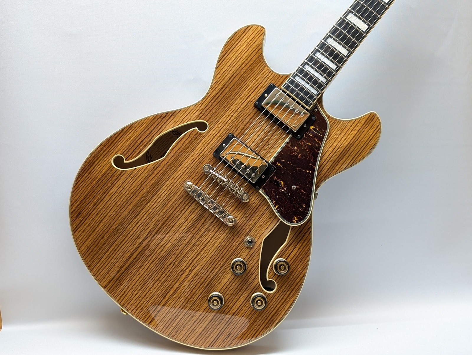 Ibanez AS93ZW-NT Used Zebrawood Body Maple+Nyatoh Neck Ebony FB w/Soft Case