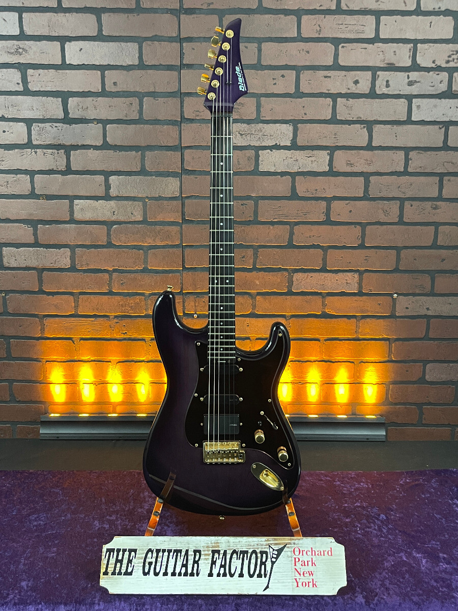 1991 Levinson Blade RH-4 Misty Violet HSS Strat Style Electric Guitar w/ Gig …