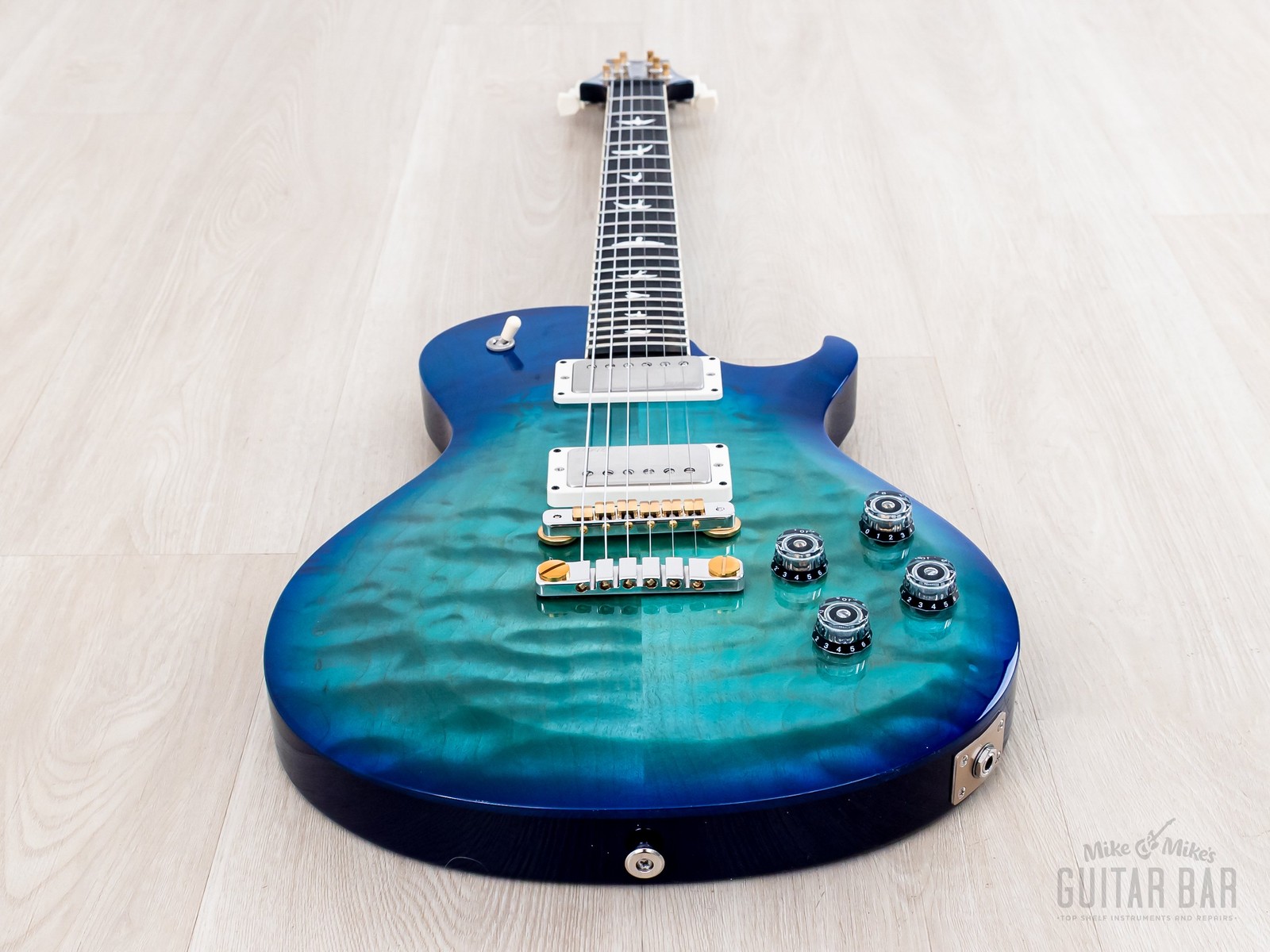 Paul Reed Smith S2 Wood Library McCarty 594 Singlecut Makena Blue w/ Ebony Board